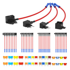 RVBOATPAT fuse tap dual-slot connector for safe circuit expansion in vehicles