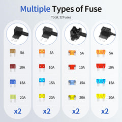 RVBOATPAT micro2 fuse taps for clean, secure connections