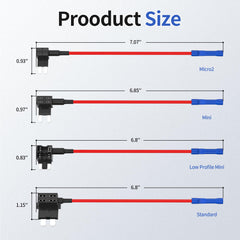 RVBOATPAT mini fuse taps ideal for compact dashboard installs