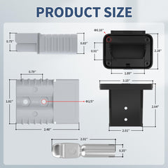 RVBOATPAT mounting panel offers flush installation for a neat power setup.