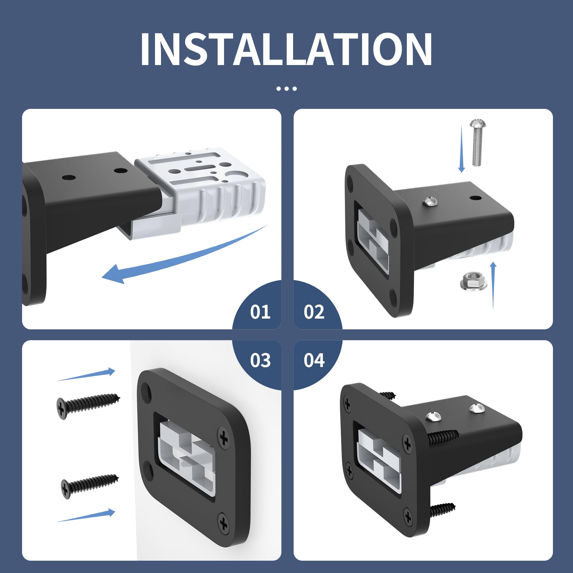 RVBOATPAT mounting screws and fix screws secure vibration-resistant assemblies.