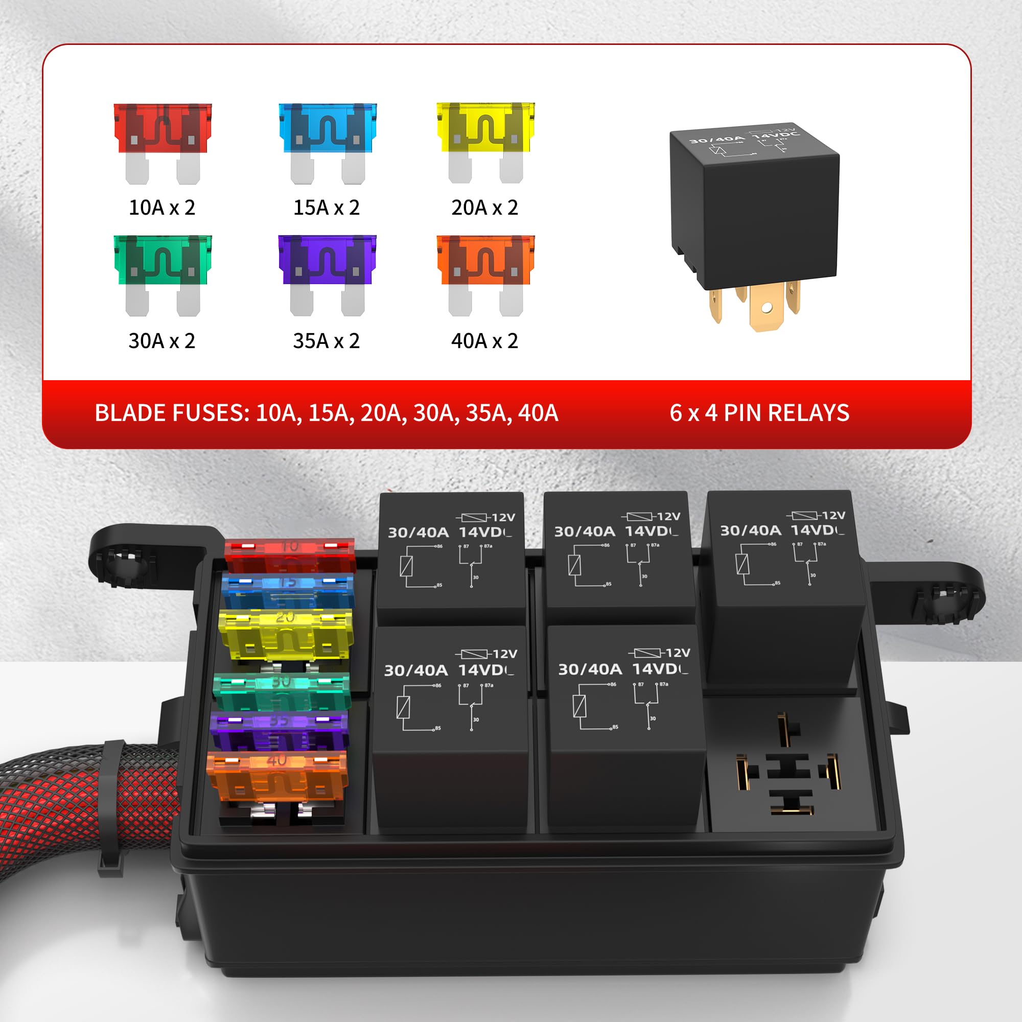 RVBOATPAT pre-wired cabling reduces installation guesswork and speeds wiring.
