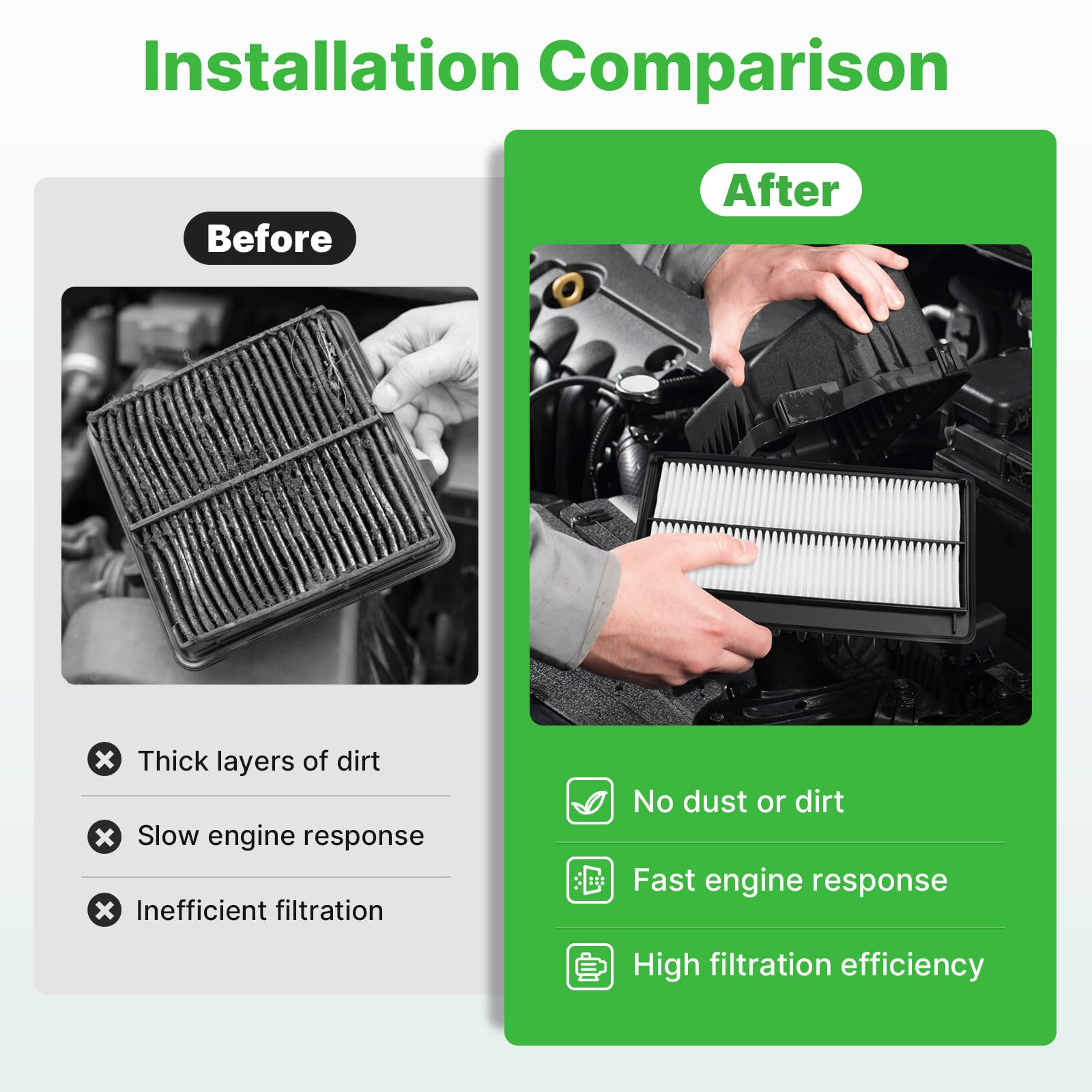 RVgolf quick-install visuals illustrating seamless replacement by the driver.