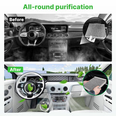RVgolf cabin filter close-up shows pleated media for clean air.