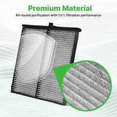 RVgolf cabin air filter for Subaru Forester 2.5L enhances cabin air quality.