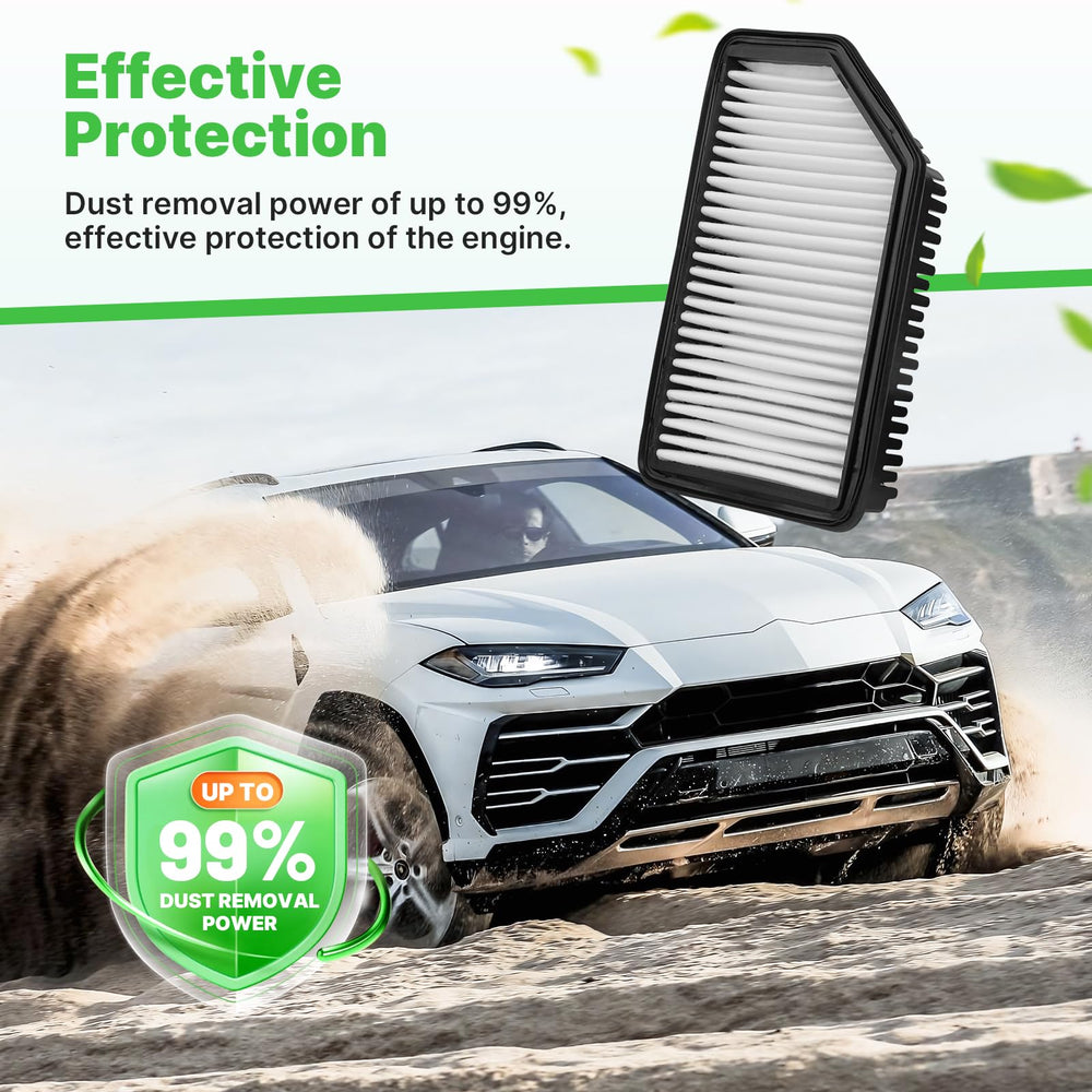 RVgolf easy-install engine air filter helps quick, tool-free replacement.