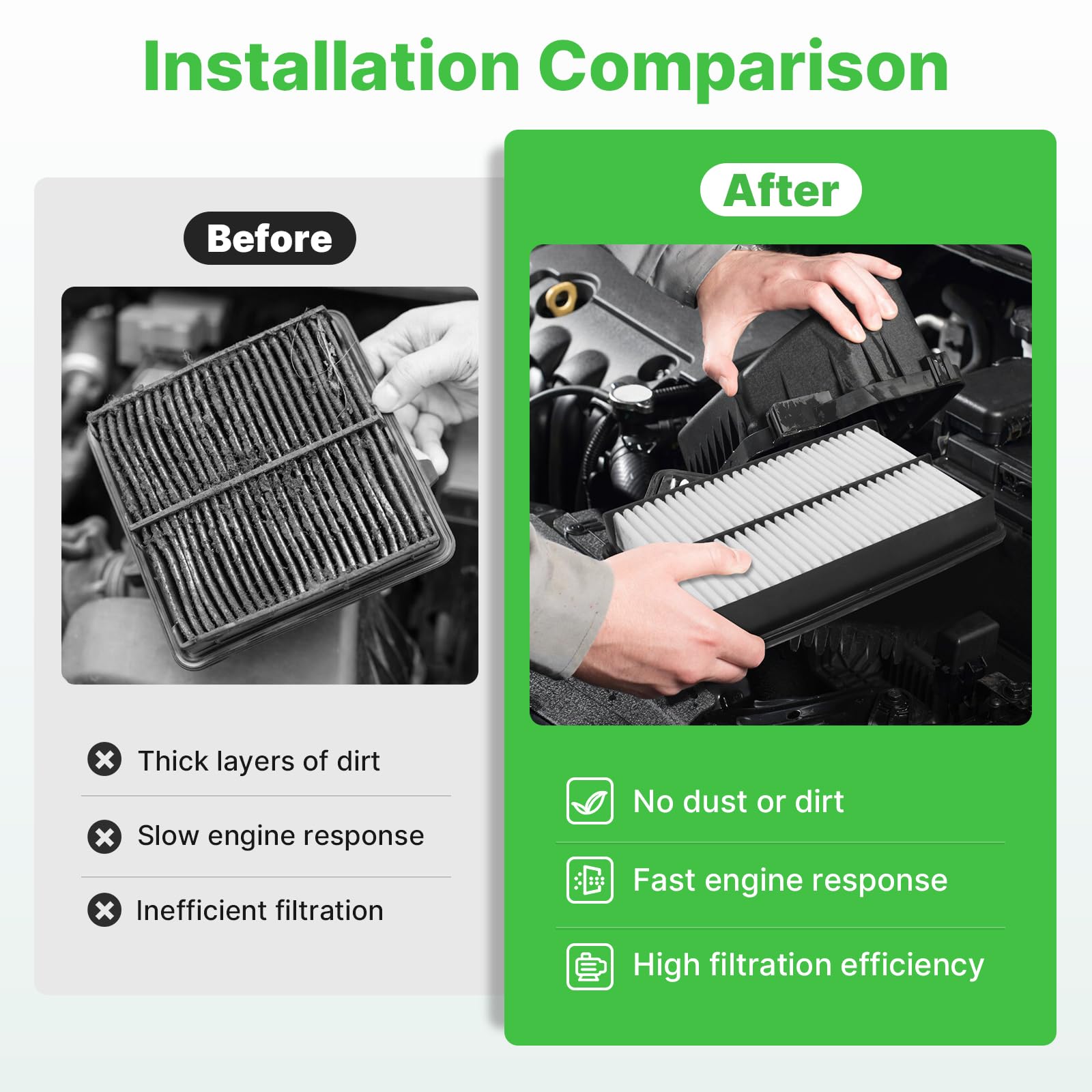 RVgolf installation guide close-up demonstrates quick, easy replacement steps.