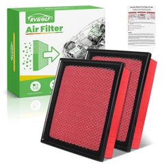 RVgolf CA10755 engine air filter front view boosts clean air intake for smoother engine operation