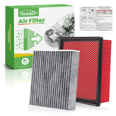 RVgolf engine air filter for Dodge Durango, enhances airflow and engine protection