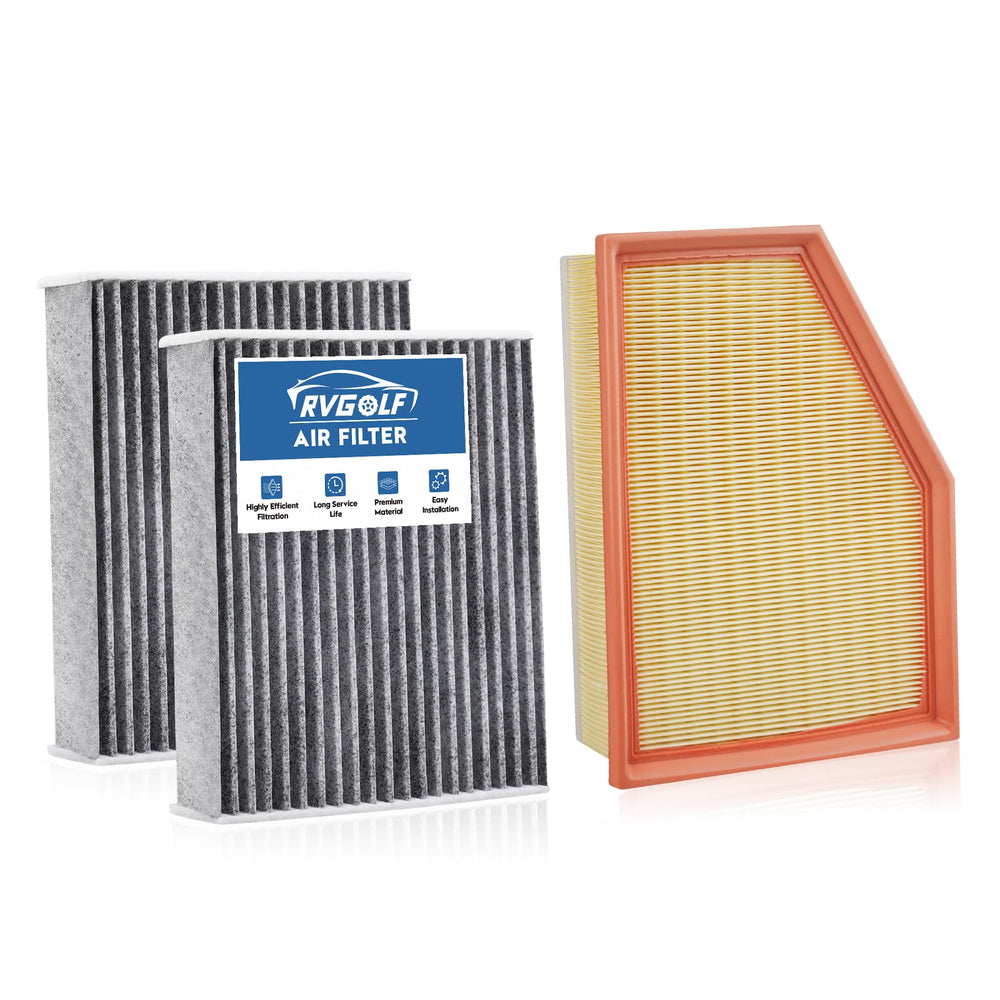 RVgolf engine air filter front view for easy installation and clean engine intake