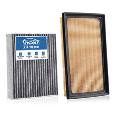 RVgolf engine air-filter set front view for hybrids improves intake efficiency