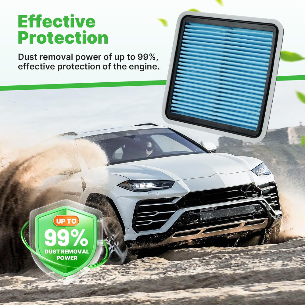 RVgolf engine air filter for Impreza 2008-2014 helps filter impurities efficiently.