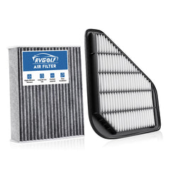 RVgolf engine air filter for Chevrolet Traverse with high filtration efficiency reducing intake impurities.