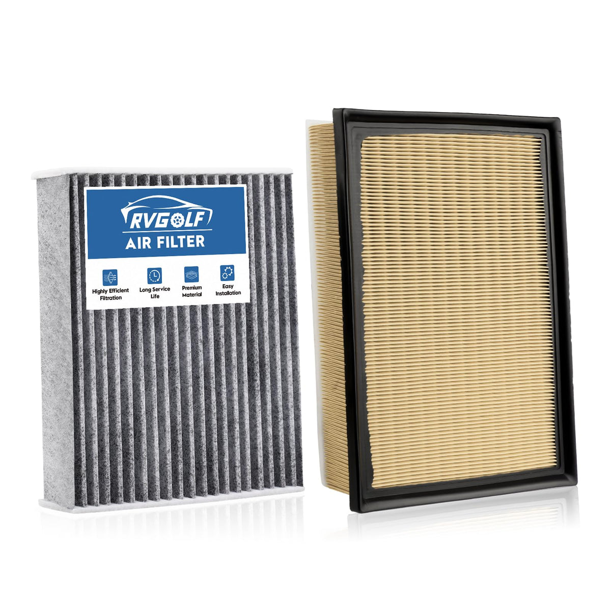 RVgolf engine and cabin filter kit cover, Toyota 4Runner compatibility, simplifies quick replacement.