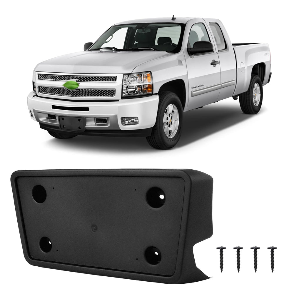 RVgolf front license bracket for Silverado 2007-2013 ensures secure mounting.