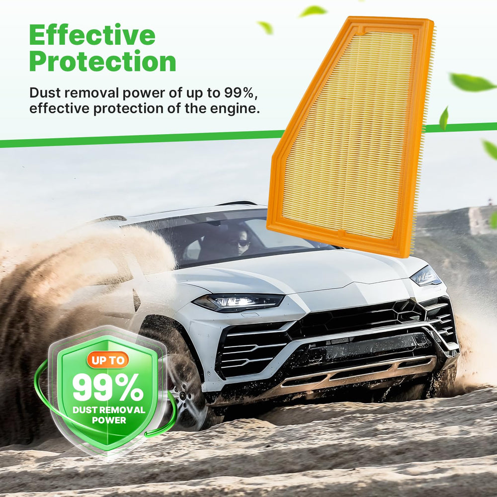 RVgolf high-efficiency engine filtration improves air intake