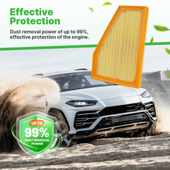 RVgolf high-efficiency engine filtration improves air intake