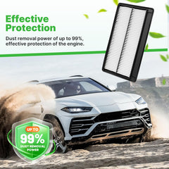 RVgolf low-resistance cabin filter design reduces airflow noise.