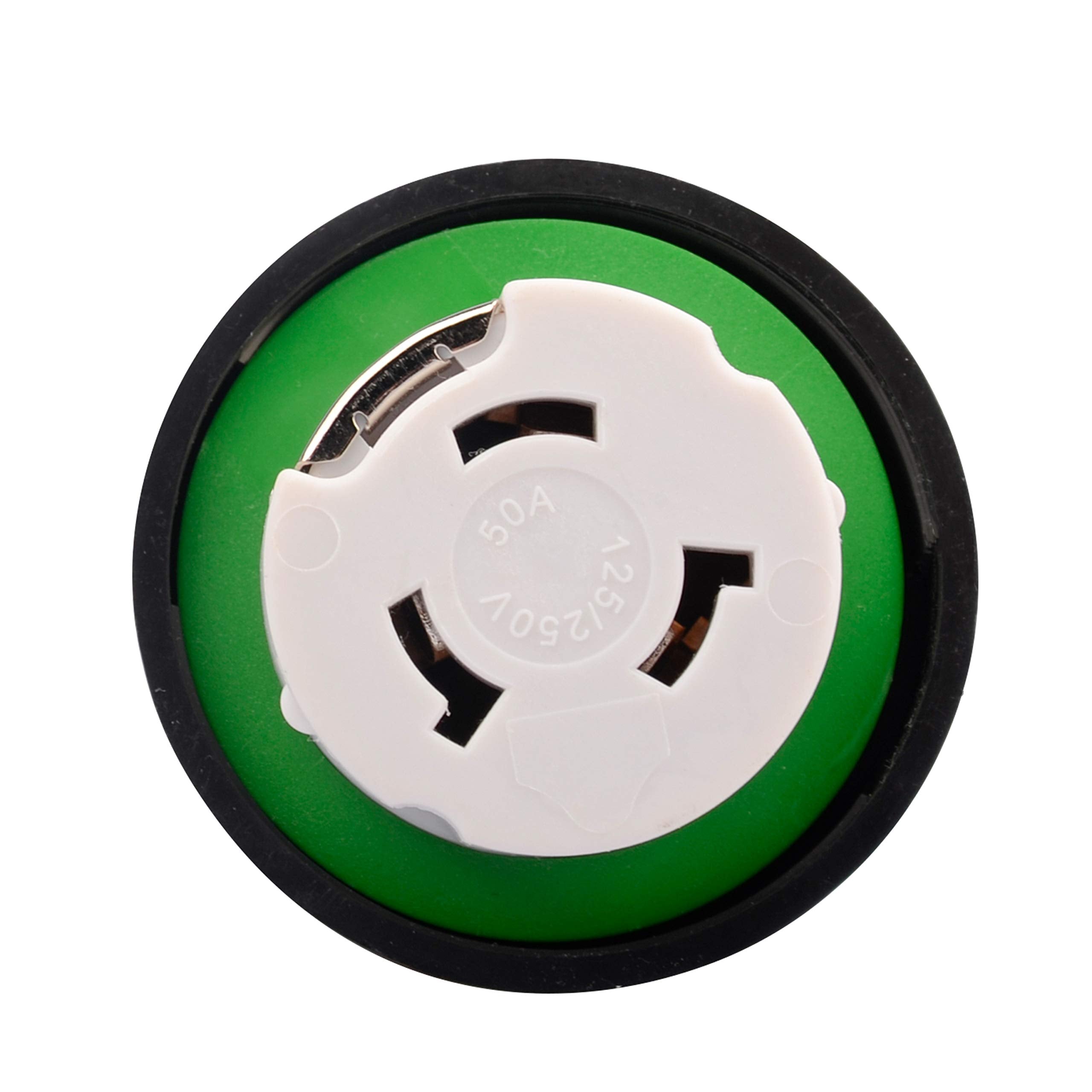 125V 1875W rating supports low-power appliances and charging