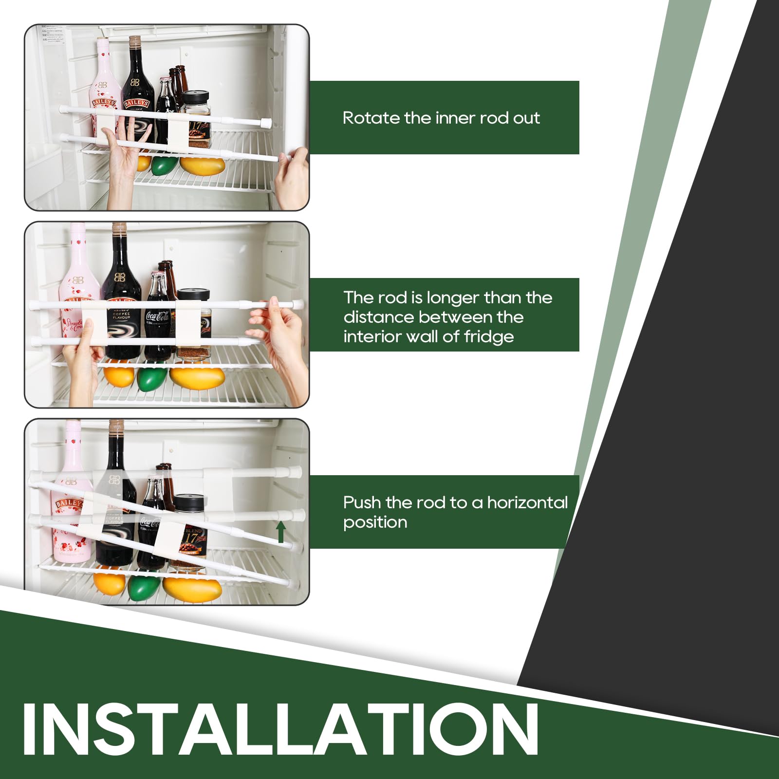 RVGUARD bar used in closet for organized storage.
