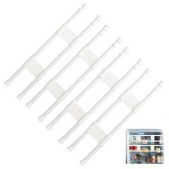 RVGUARD double bar extended to fit 16-28 inches secures items in RV fridge.