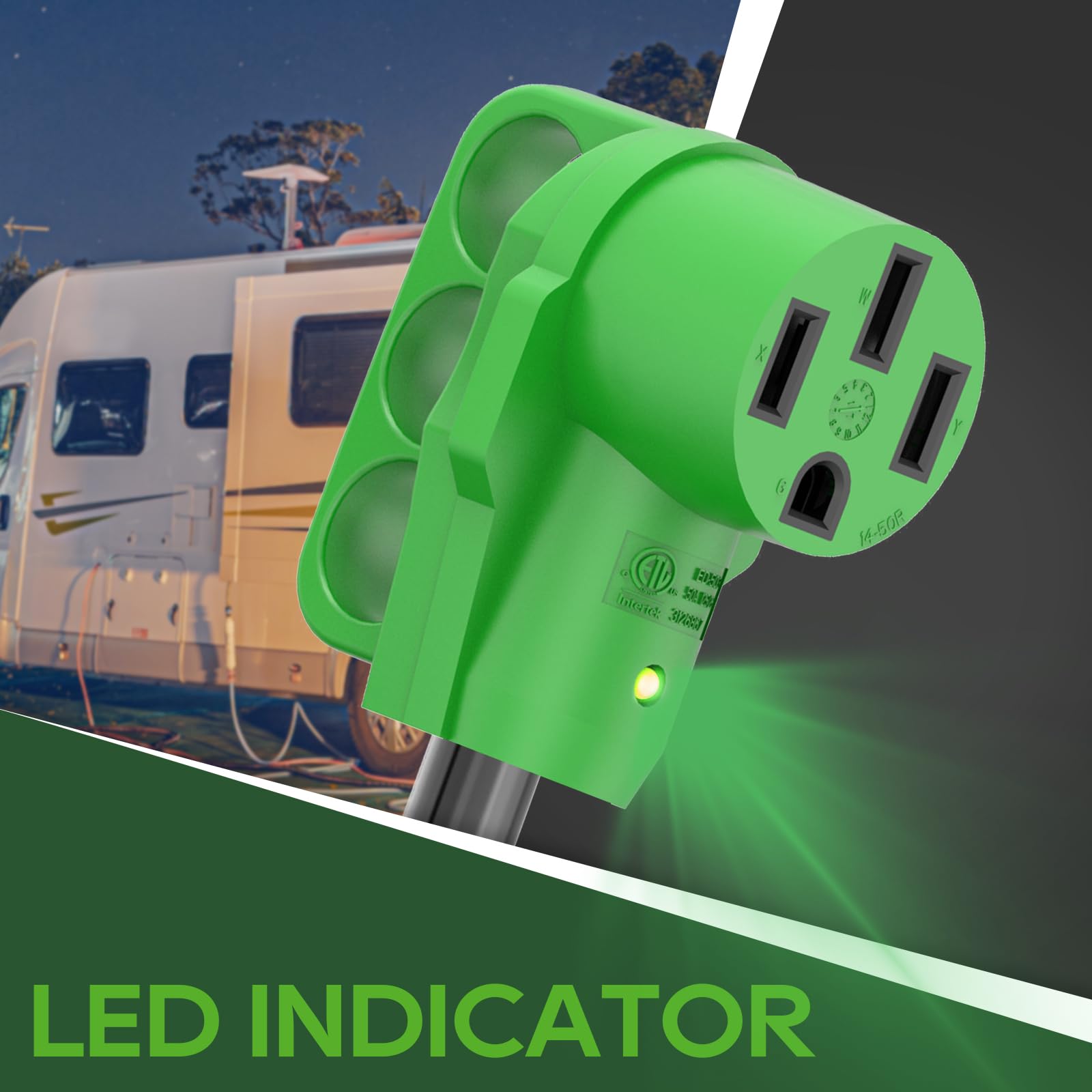 RVGUARD ETL listed seal indicating tested safety for the whole product.