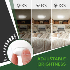 RVGUARD brightness control on the ceiling dome light for precise adjustment