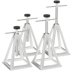 RVGUARD RV Stack Jacks 4-Pack shown with rubber pads for stable leveling