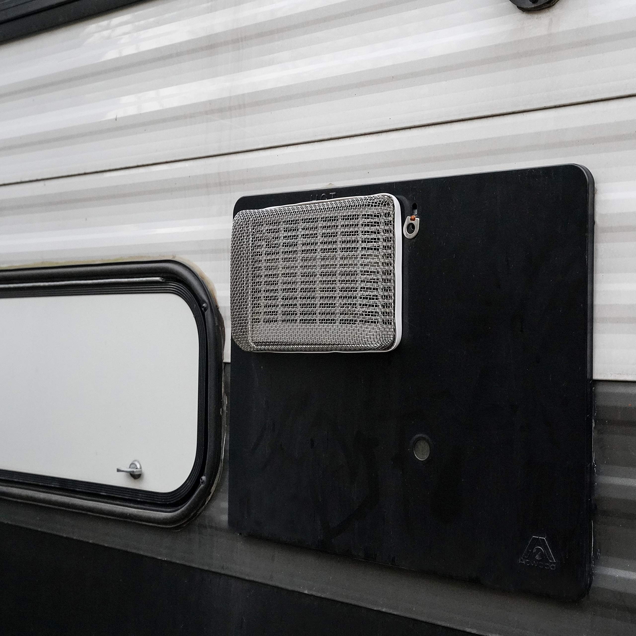 RVGUARD see-through mesh maintains airflow while guarding vents.