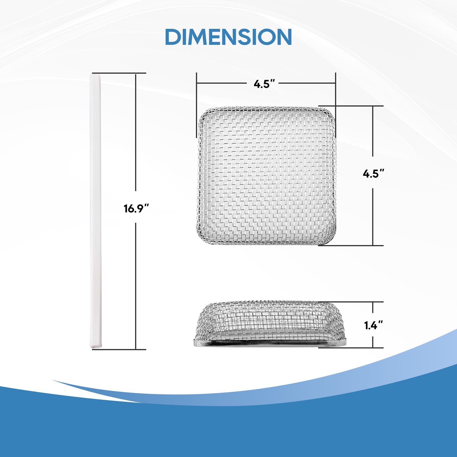 Silicone edging provides quiet, snag-free installation in cold weather.