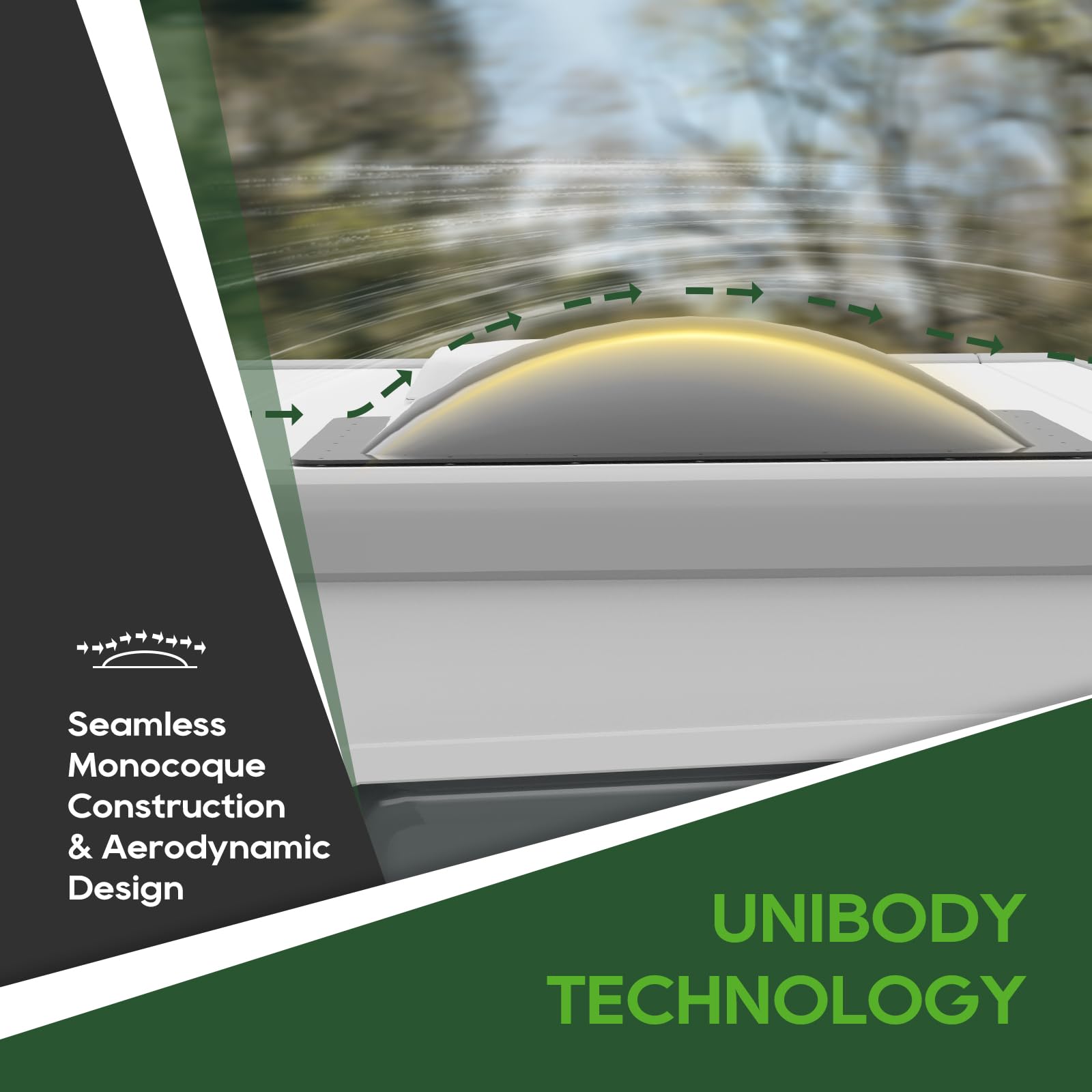 RVGUARD skylight preserves clarity with long-lasting polycarbonate.