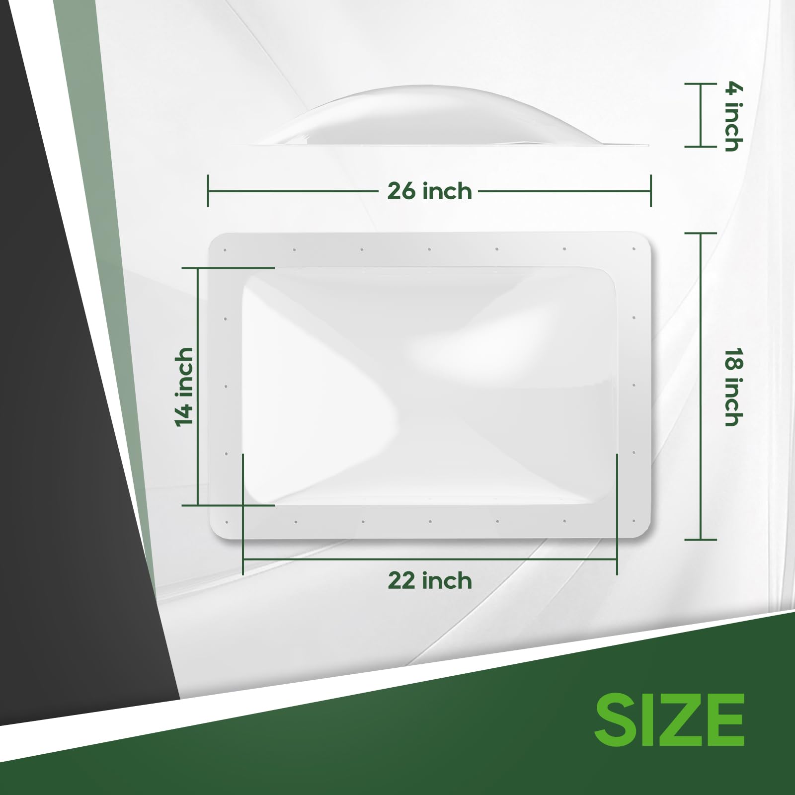 RVGUARD skylight blocks 100% UV rays to protect furnishings and interior spaces.