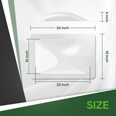 RVGUARD skylight blocks 100% UV rays to protect furnishings and interior spaces.
