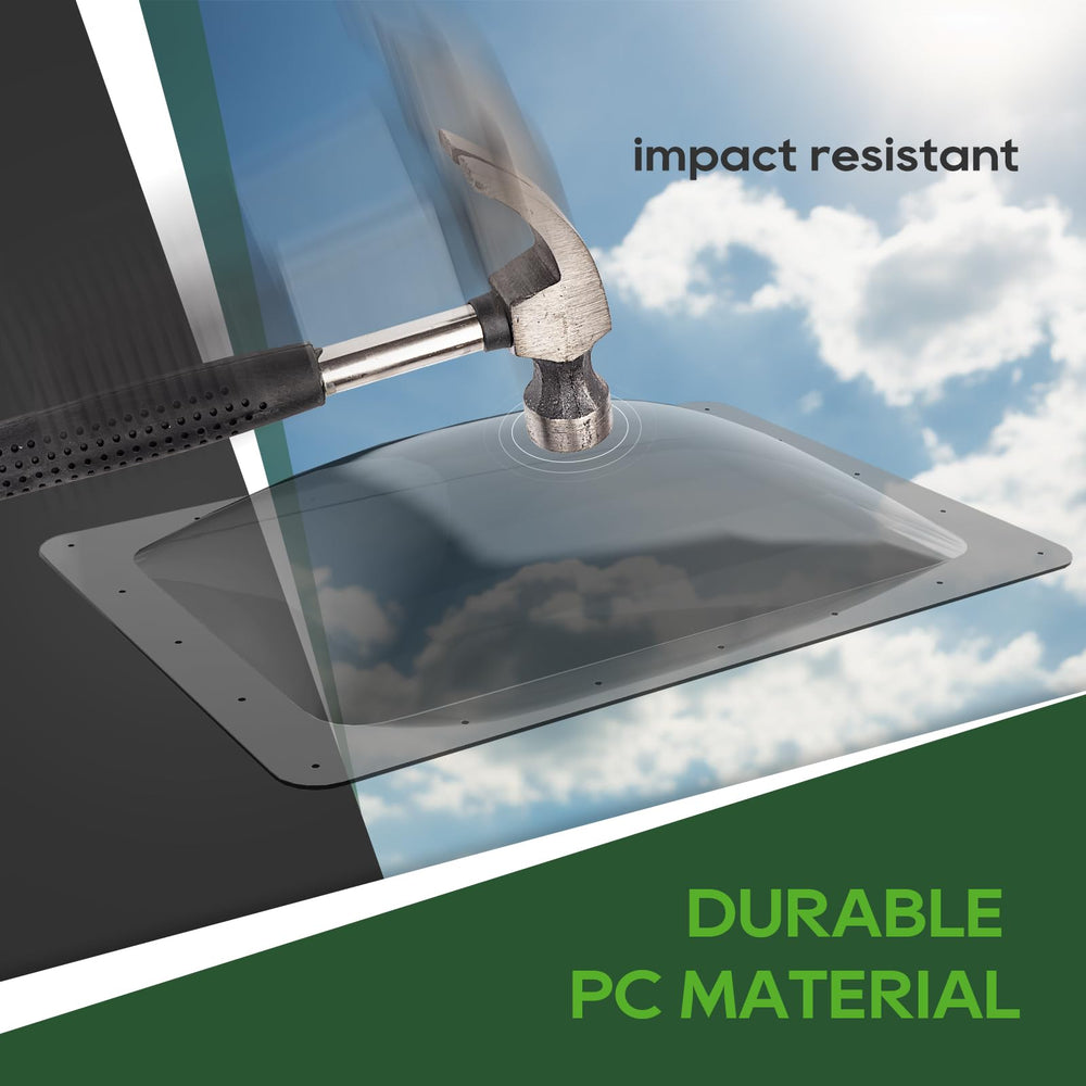 RVGUARD skylight UV protection blocks 100% UV rays to protect interior spaces.