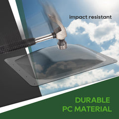 RVGUARD skylight UV protection blocks 100% UV rays to protect interior spaces.