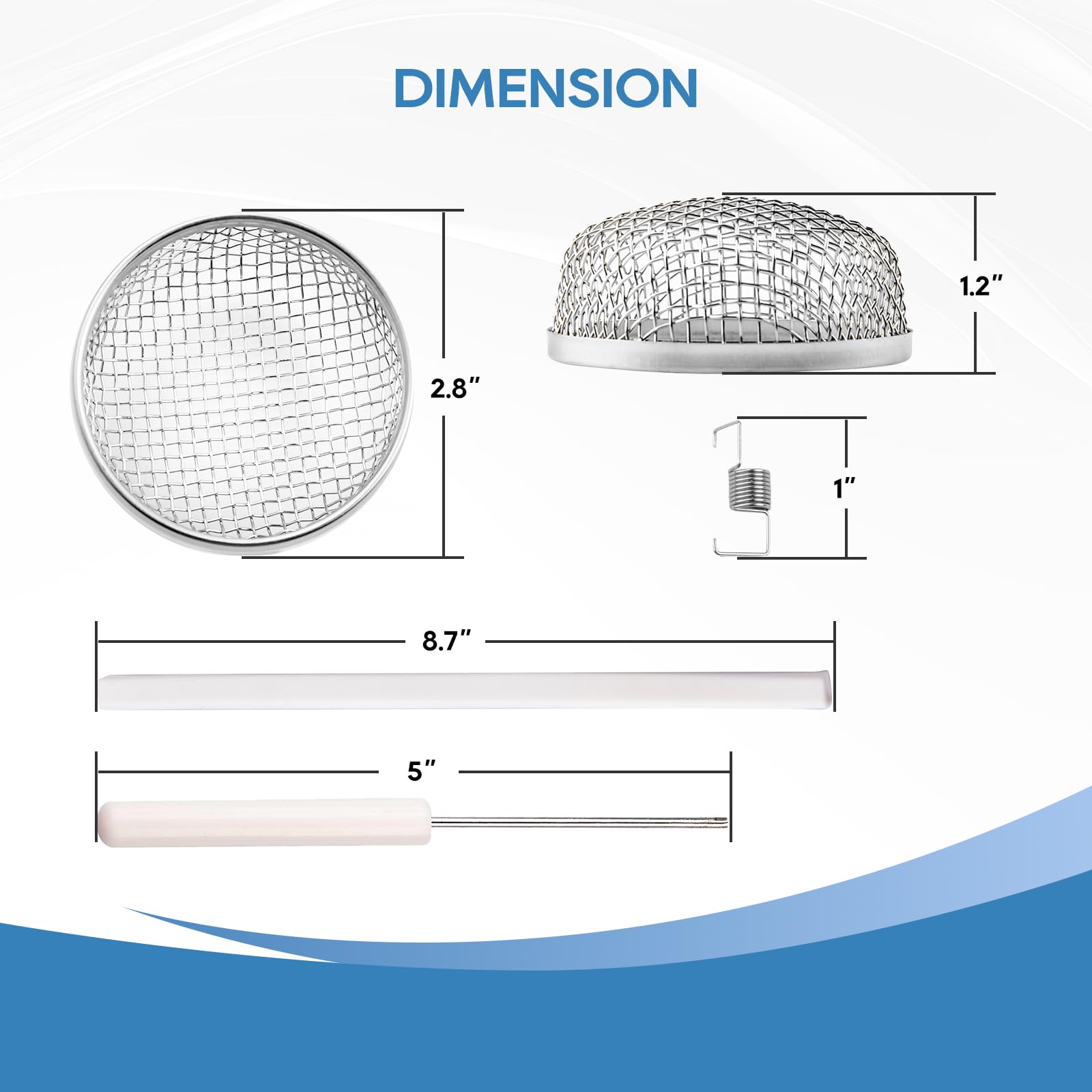RVGUARD stainless steel mesh durability resists corrosion and lasts vent coverage.