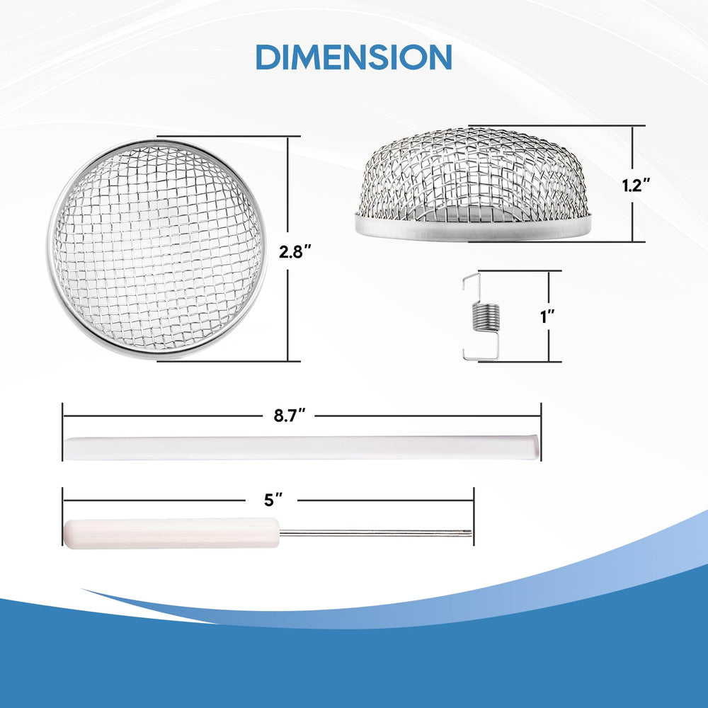 RVGUARD stainless steel mesh durability resists corrosion and lasts vent coverage.