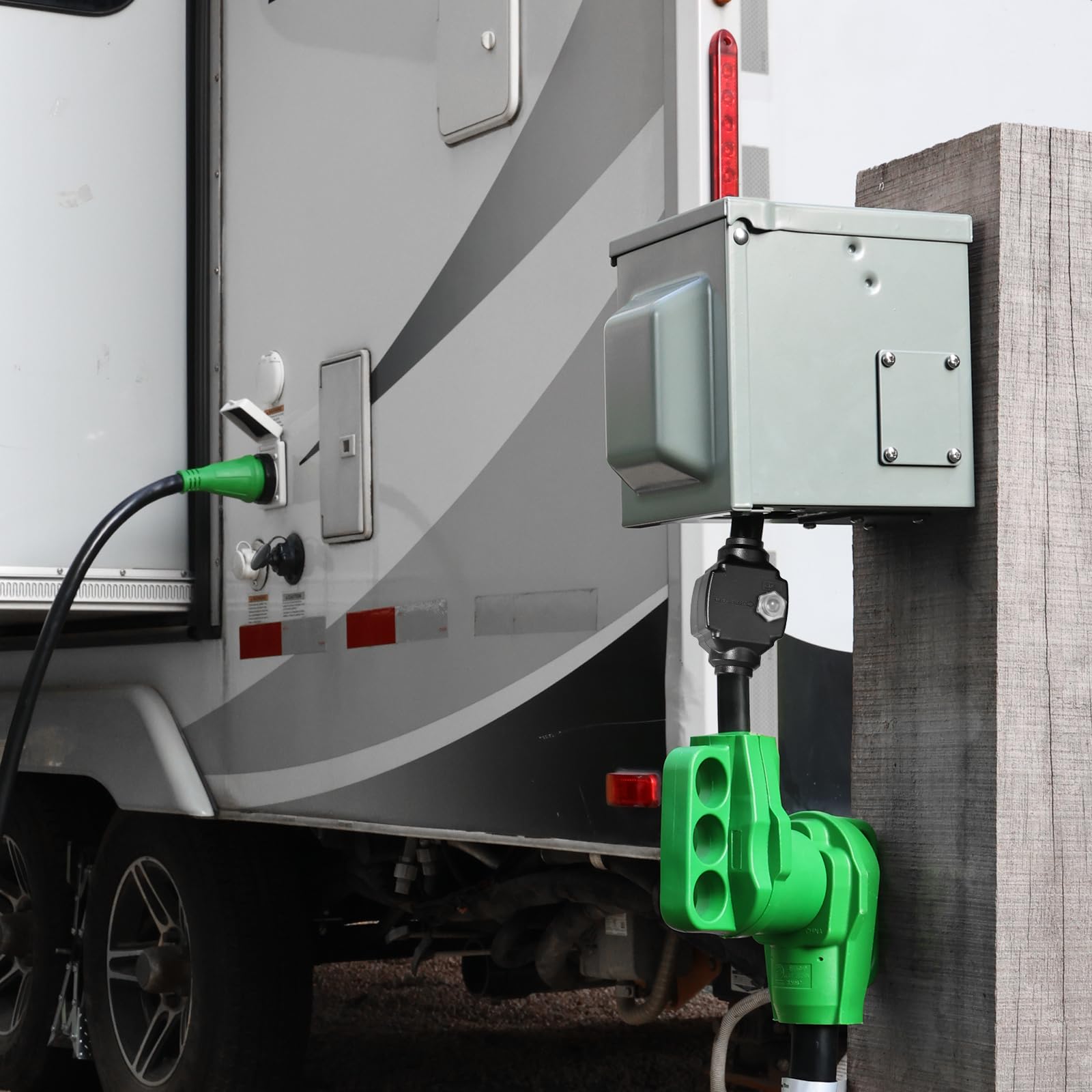 RVGUARD TT-30P to 14-50R with LED indicator for easy status