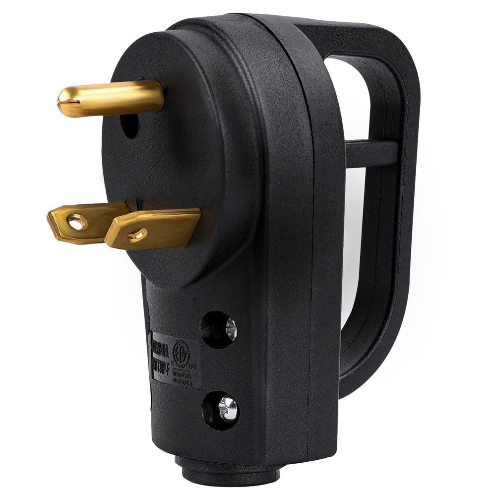 Rvhouse 30A RV replacement plug with ergonomic grip for easier use