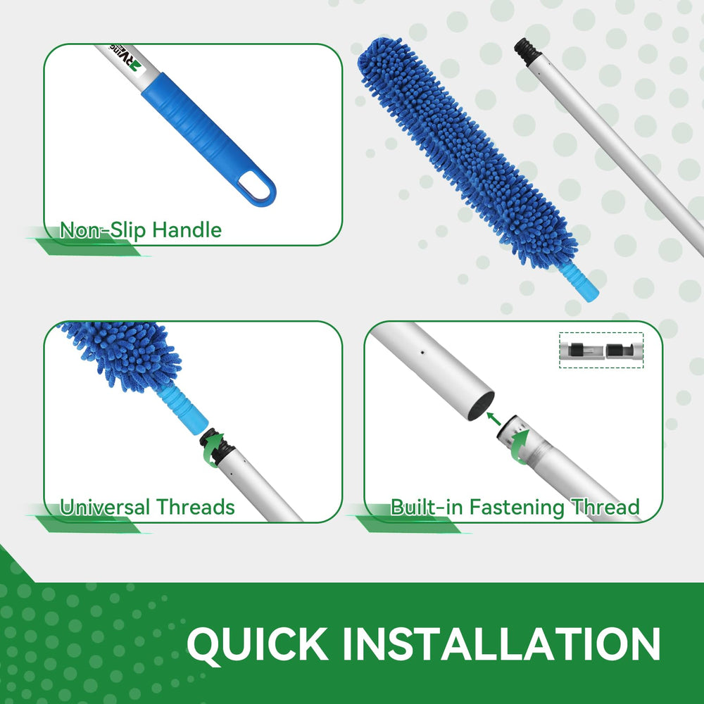 Two magic erasers included for stubborn stains