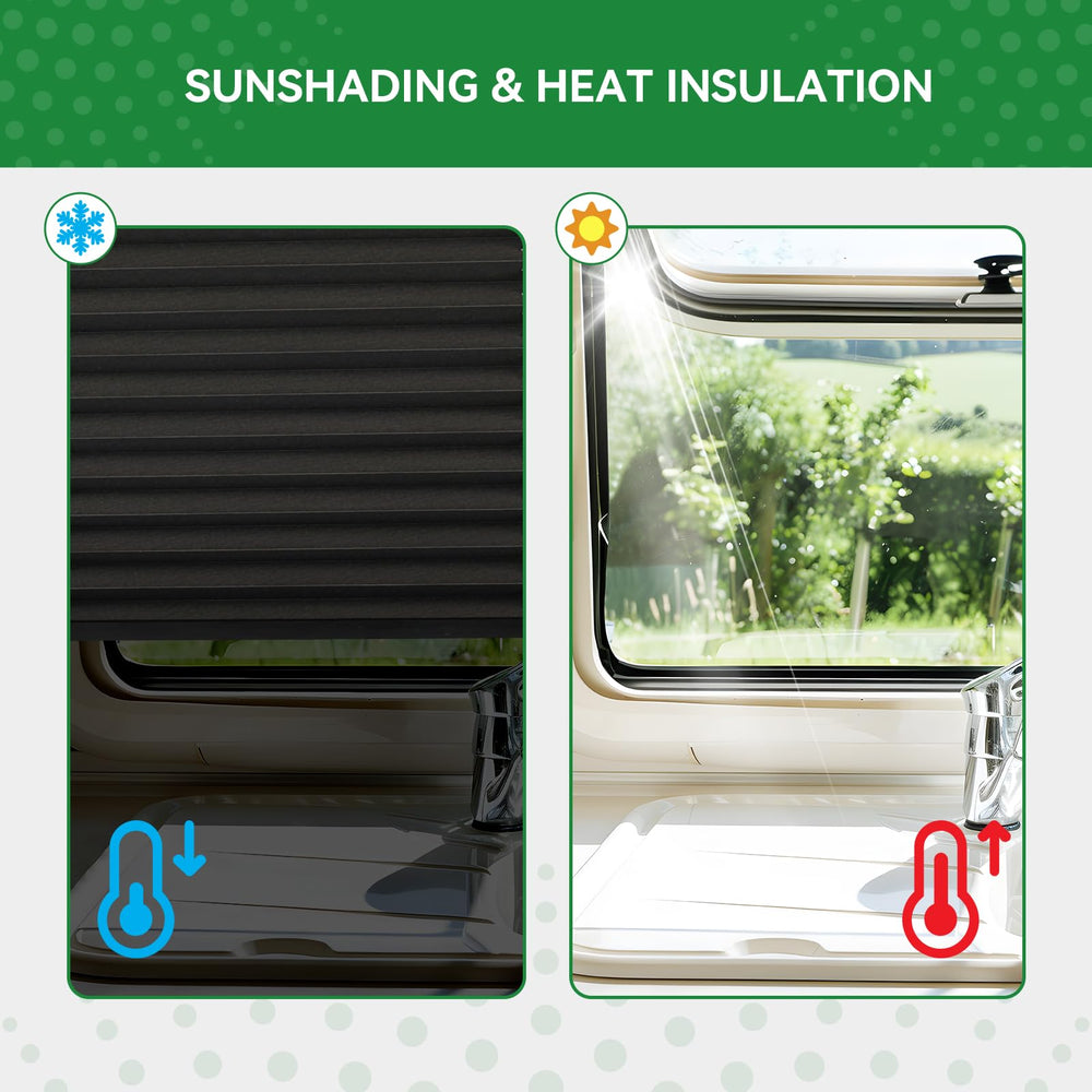 RVINGPRO blinds block light for a cooler camper interior