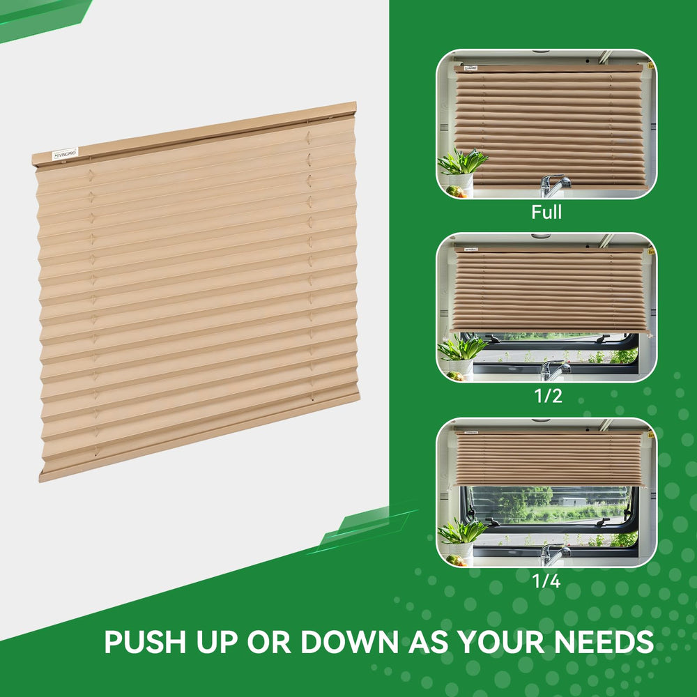 Easy installation scene with RVINGPRO blinds and hardware