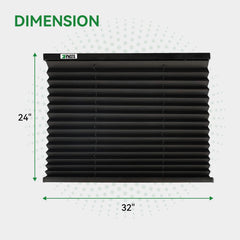 RVINGPRO RV blinds grey side view; reduces glare and improves comfort.