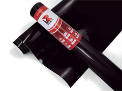 Rvinyl 3M 2080 gloss black roll in hand for DIY vehicle wrap.