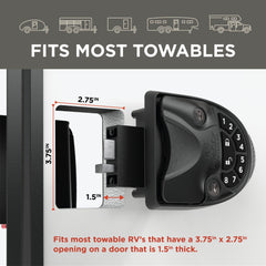 RVLock V4 durable metal body for long-lasting road security