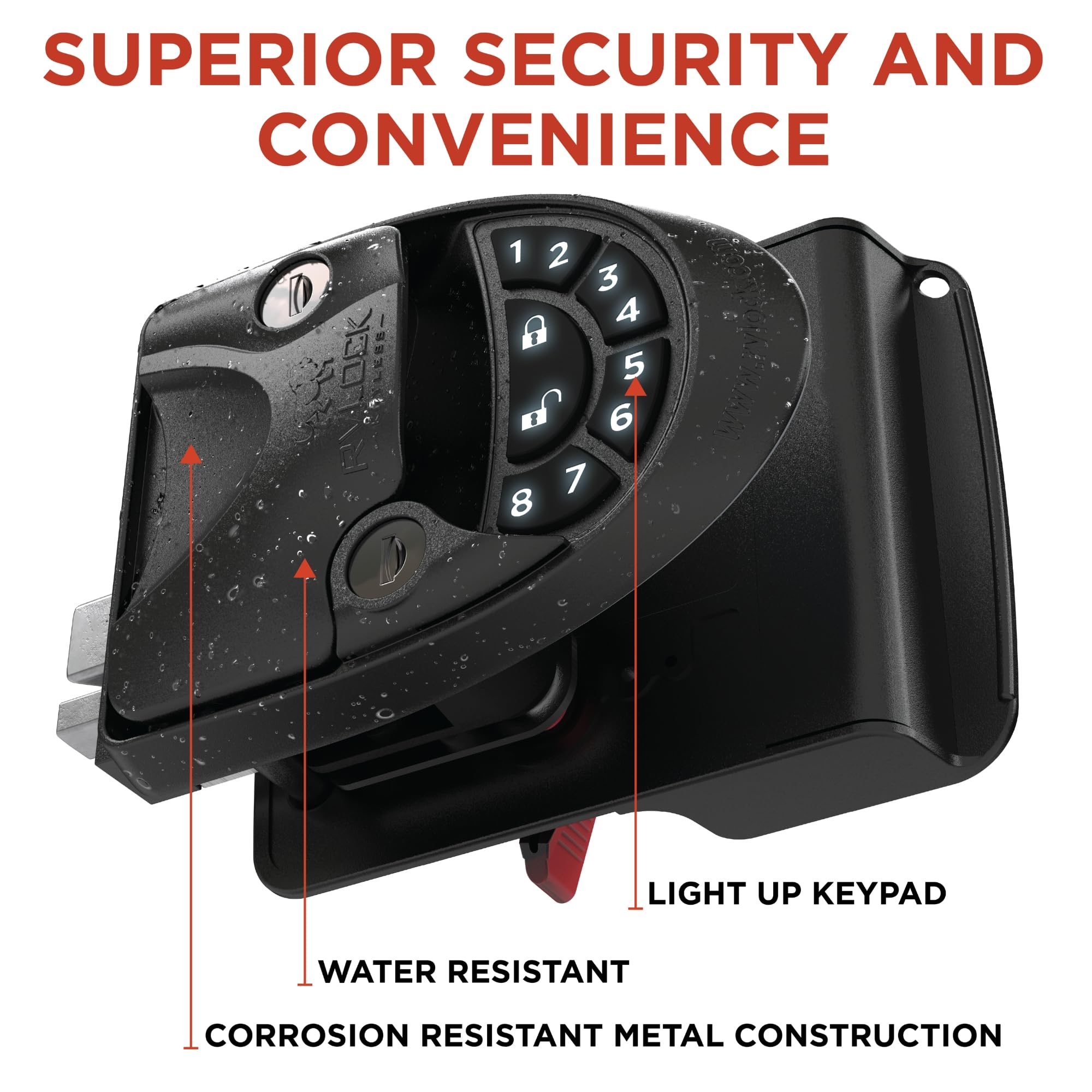 RVLock V4 remote fobs enabling quick, convenient access