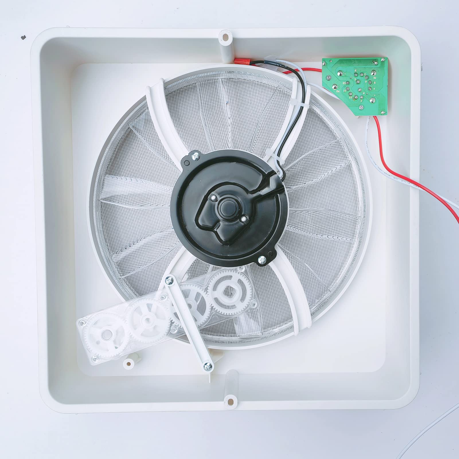 RVLOVENT intake screen removable for easy cleaning and airflow efficiency