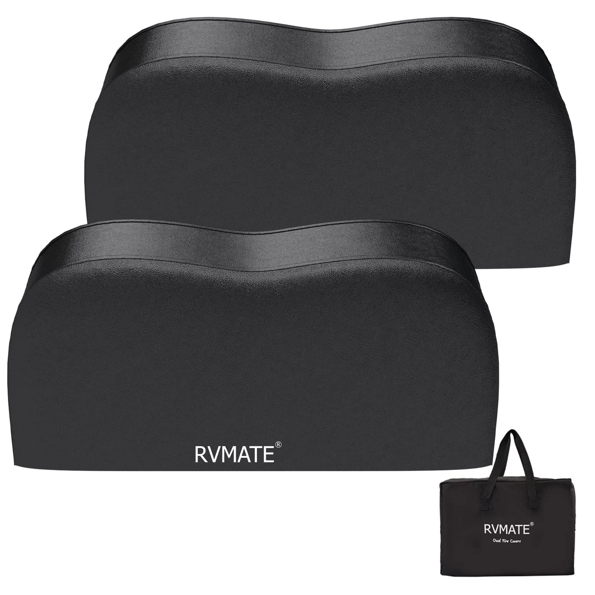 RVMATE dual-axle tire cover on wheel protects 27-30 inch tires from sun and weather