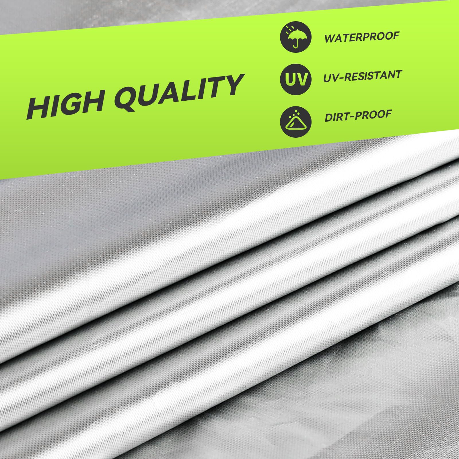 RVMATE easy-install tire cover requires no tools for fast protection.