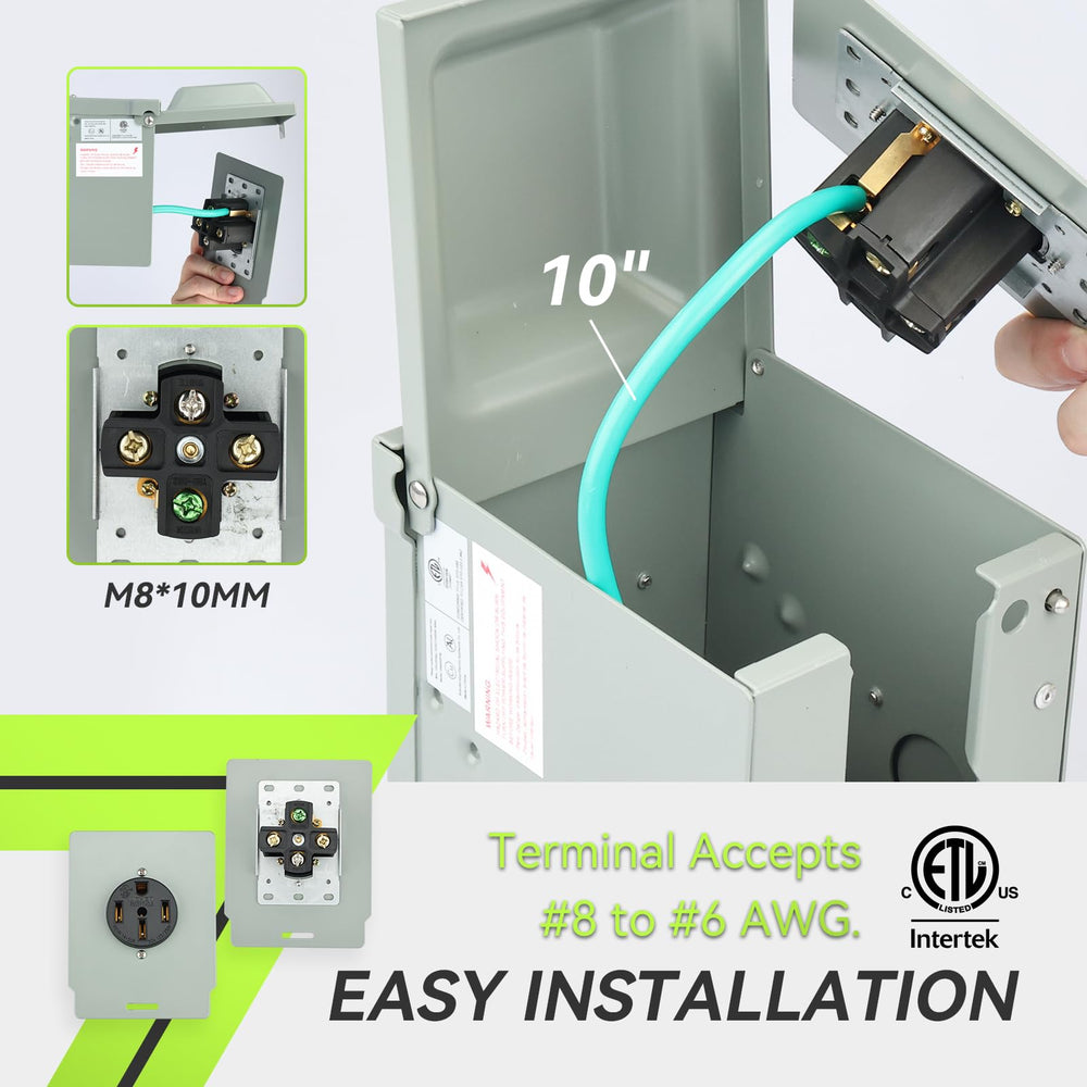 RVMATE easy-installation wiring with sturdy terminal screws.